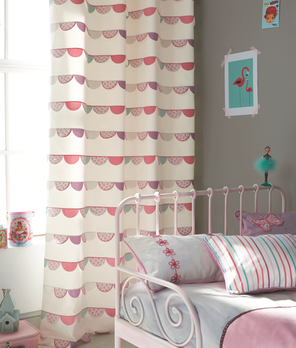 wand kinderzimmer gardinen ideen